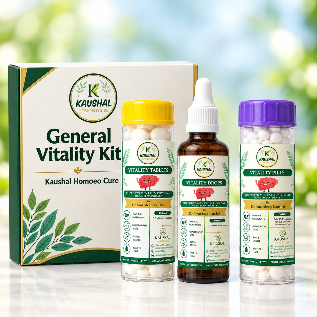 Premium Vitality Kit by Kaushal Homoeocure
